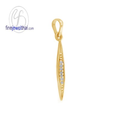 จี้เพชร จี้ทองสีชมพู จี้พิ้งค์โกลด์ เพชรแท้ พิ้งค์โกลด์แท้  P1157DPG